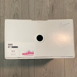 Nike Pink and White Air Max Sneakers